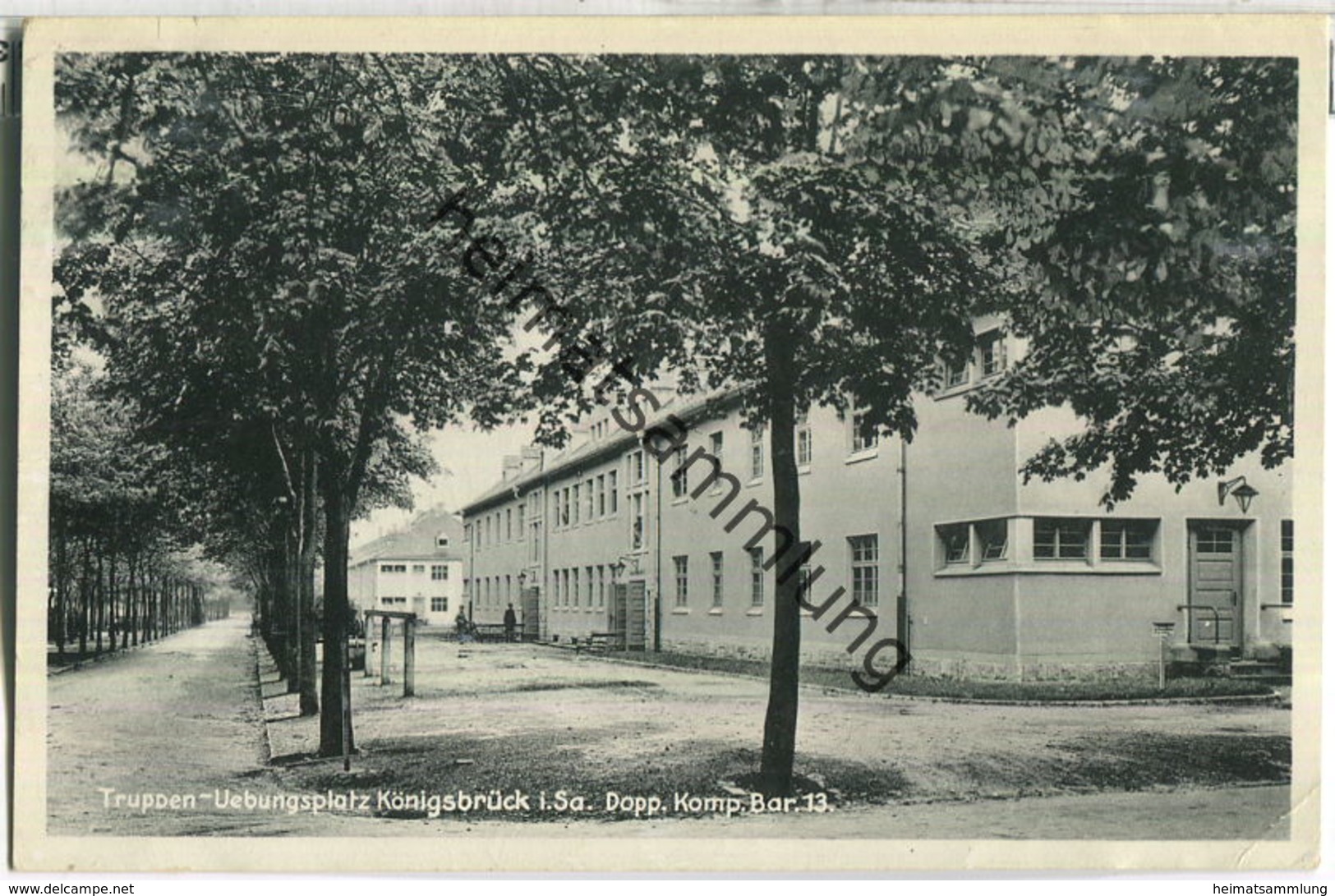 Königsbrück - Truppen-Übungsplatz - Foto-AK - Verlag A & R Adam Dresden - Königsbrück