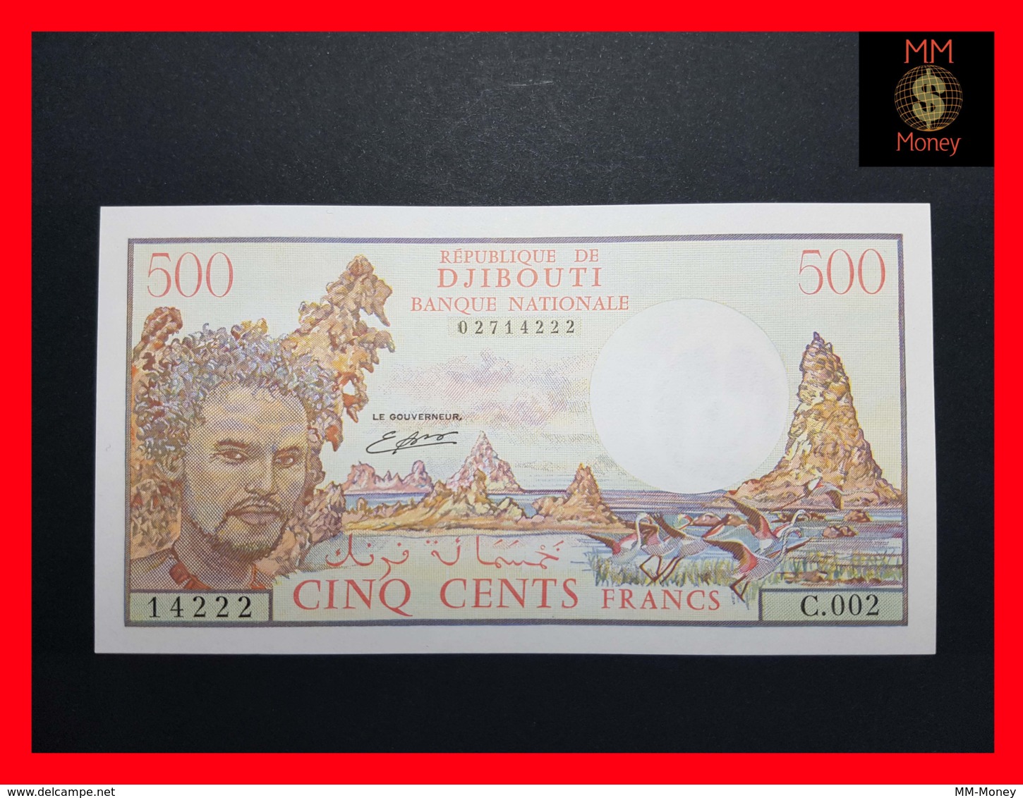 DJIBOUTI 500 Francs 1988 P. 36 B  UNC - Dschibuti