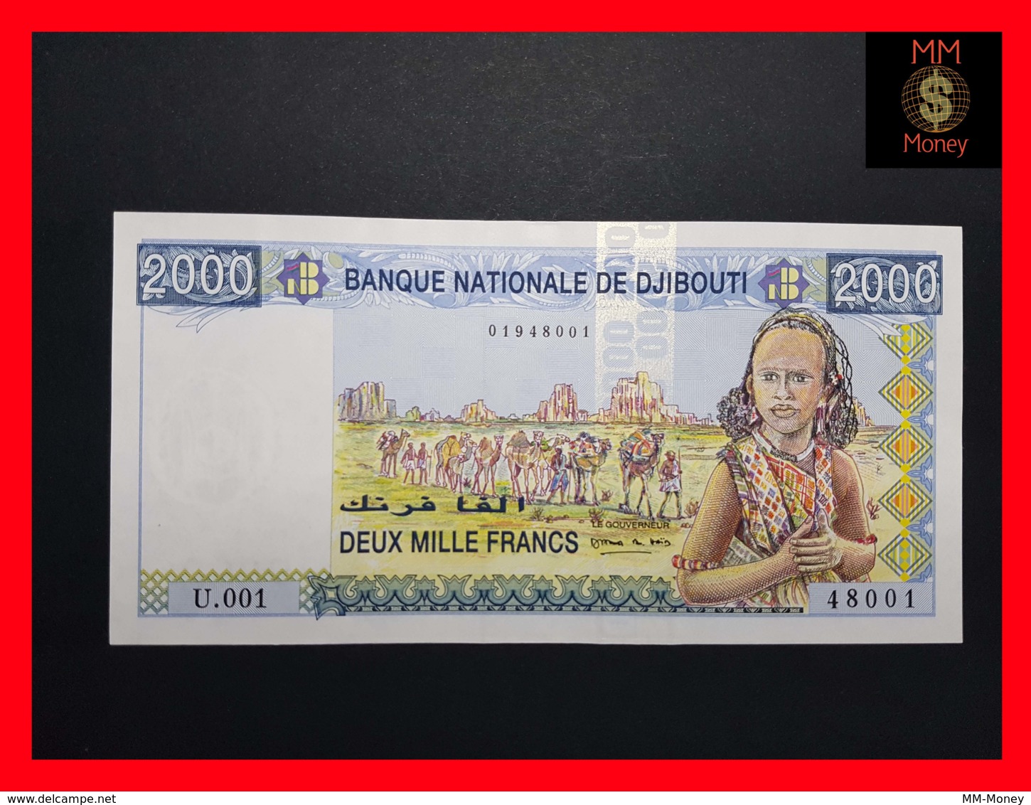 DJIBOUTI 2.000 Francs  1997 P. 40  Banque Nationale UNC - Djibouti