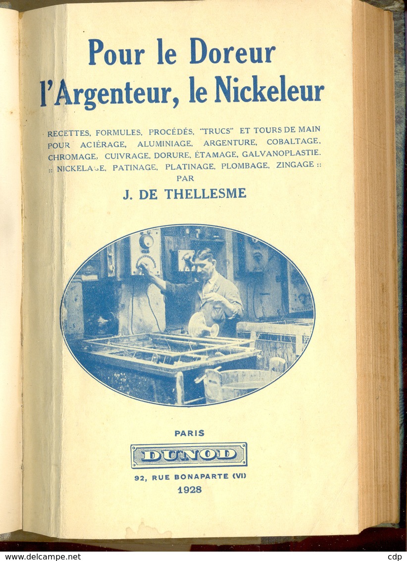 Pour Le Doreur, L'argenteur, Le Nickeleur   1928 - Do-it-yourself / Technical