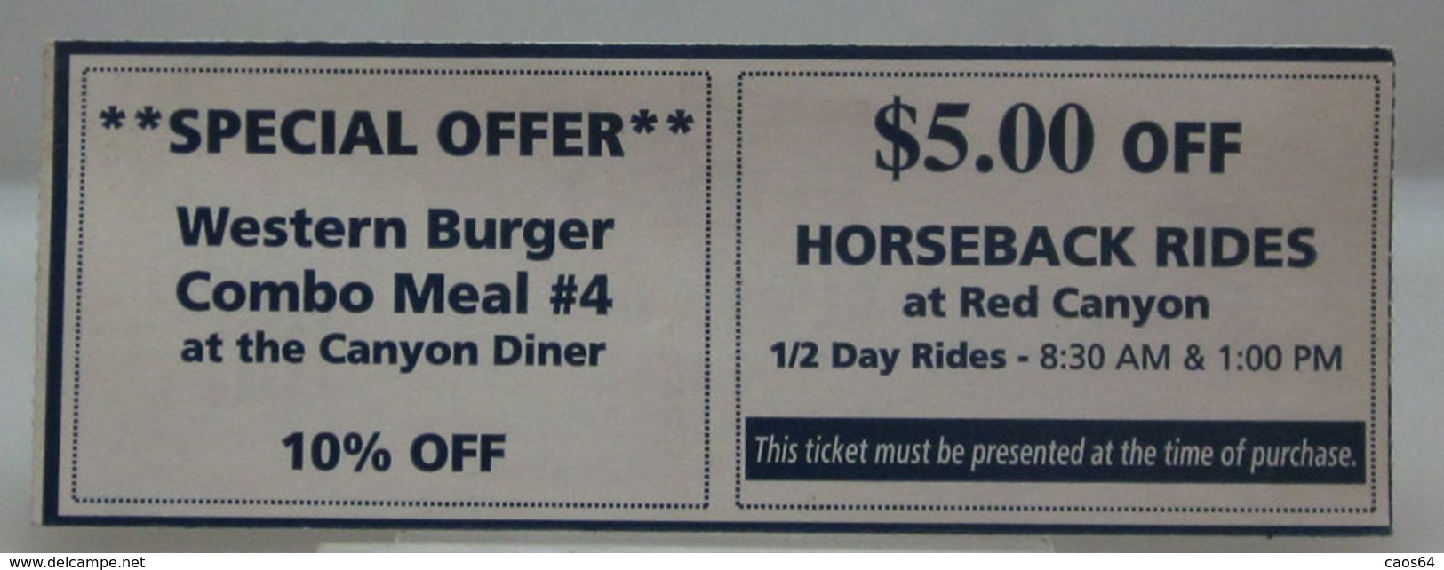 BRYCE CANYON RODEO SPECIAL OFFER - Pubblicitari