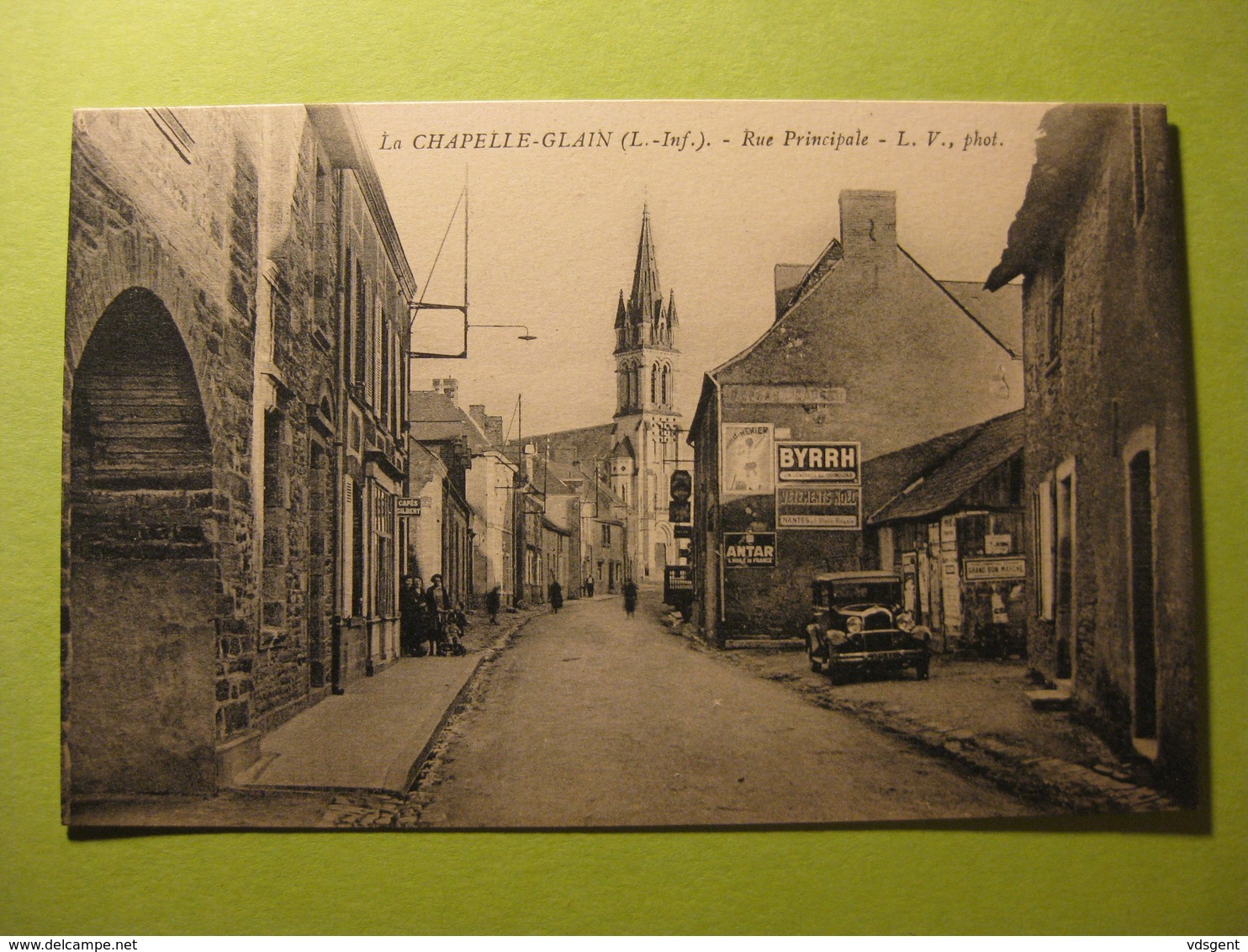 LA CHAPELLE GLAIN - RUE PRINCIPALE ( Scan Recto Verso ) - Other & Unclassified