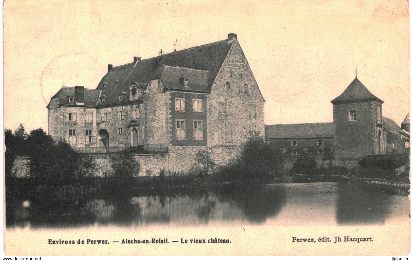 AISCHE-EN-REFAIL Le Vieux Château Environs De Perwez. - Eghezée