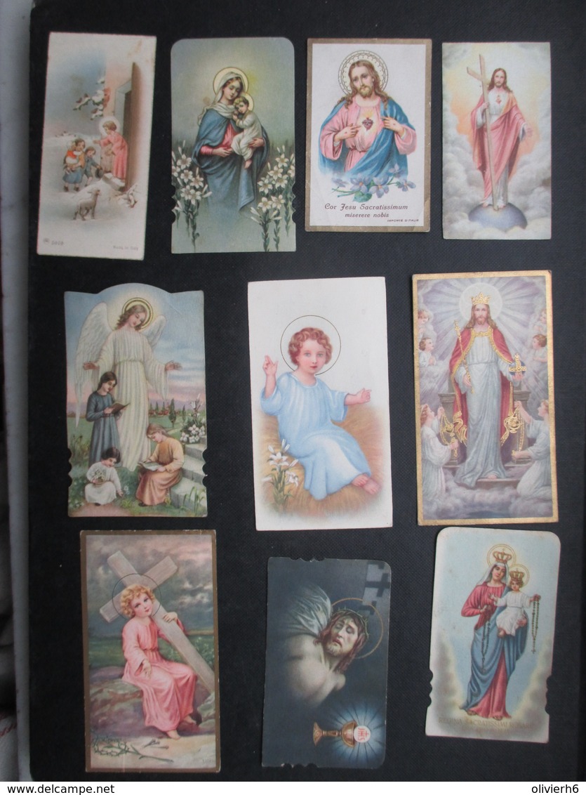 LOT 22 VP IMAGES RELIGIEUSES (M1902) COULEUR * NOIR ET BLANC (12 Vues)