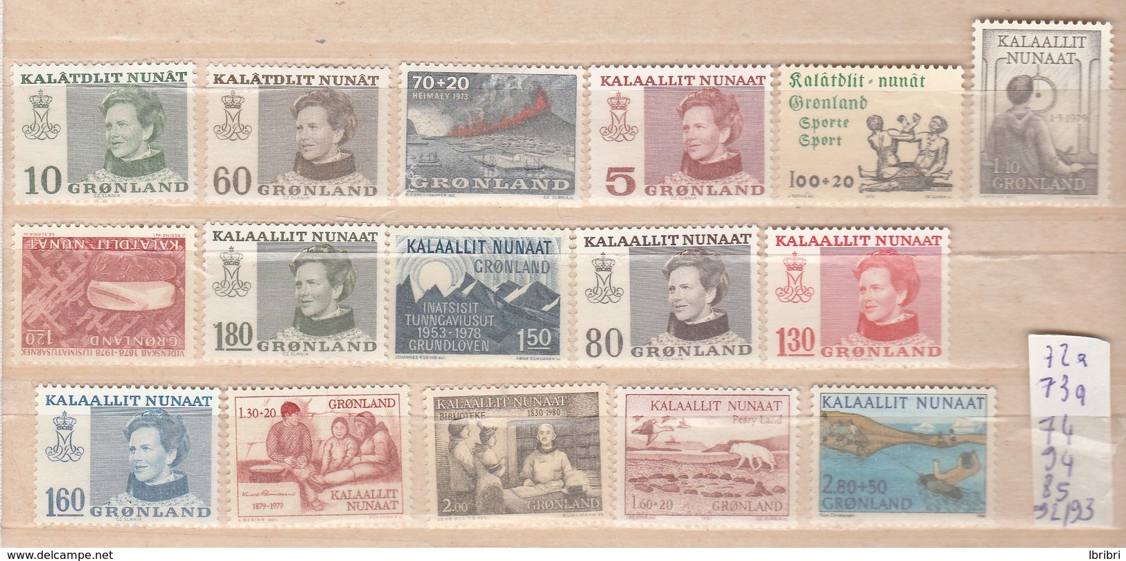 GROENLAND PETIT LOT NEUF SANS CHARNIÈRE - Collections, Lots & Series