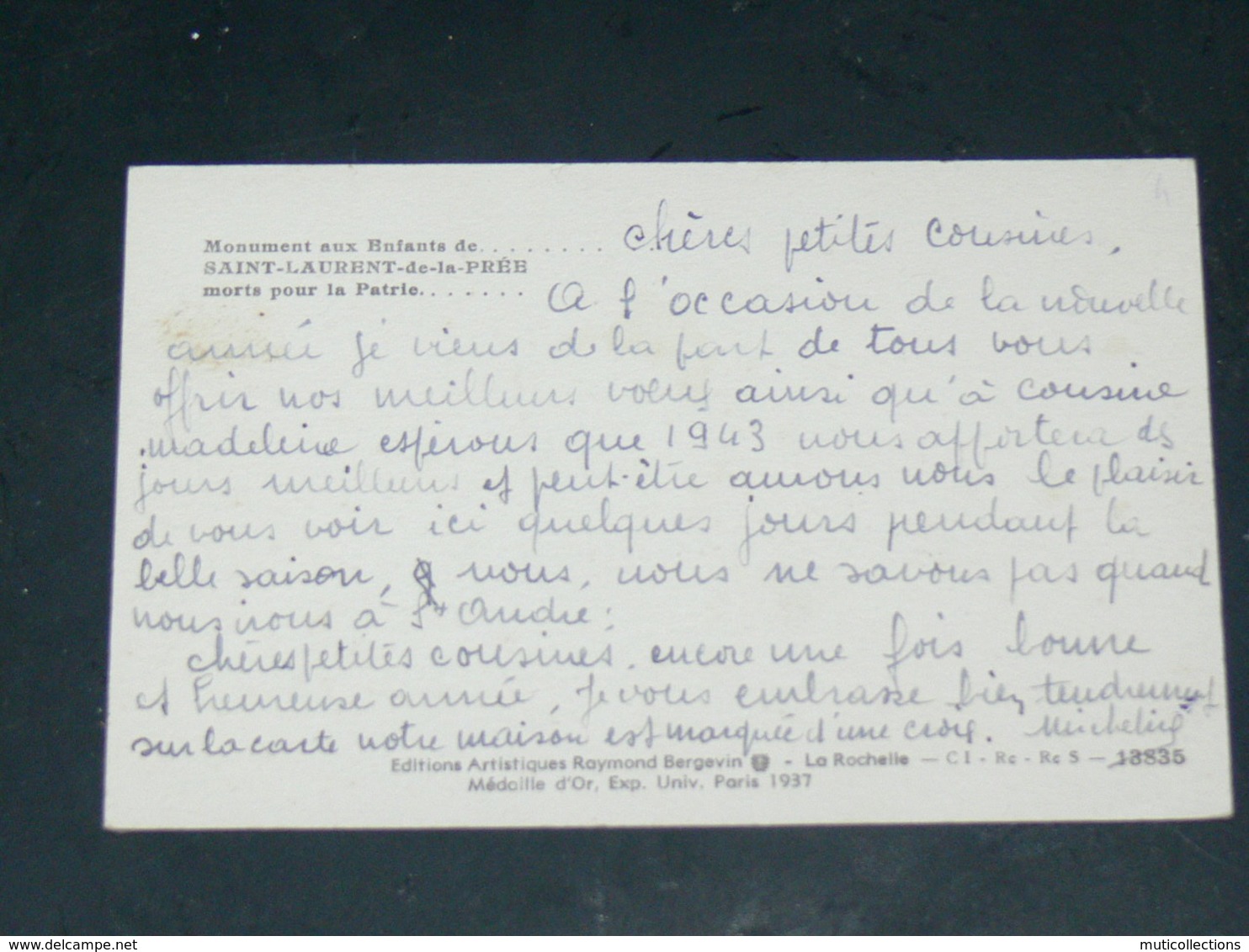 SAINT LAURENT DE LA PREE / ARDT  Rochefort  1910  VUE PLACE  / CIRC /  EDITION - Otros & Sin Clasificación