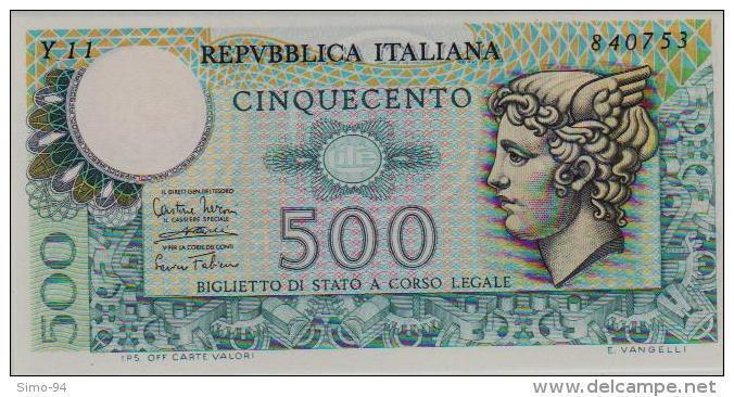 Italy P.94 500  Lire 1974  Unc - 500 Lire