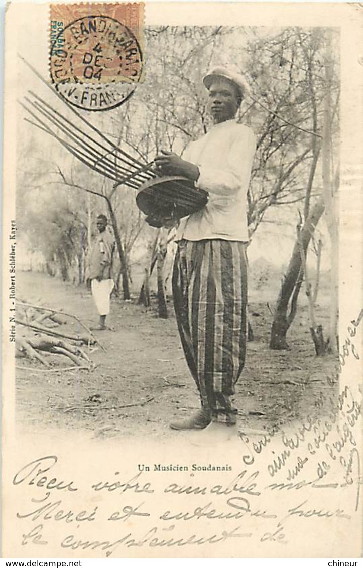 MALI SOUDAN FRANCAIS UN MUSICIEN SOUDANAIS - Soudan