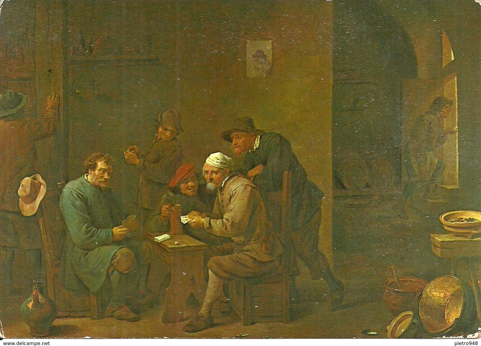 Torino (Piemonte) Galleria Sabauda, D. Teniers "Giocatori Di Carte" - Musei