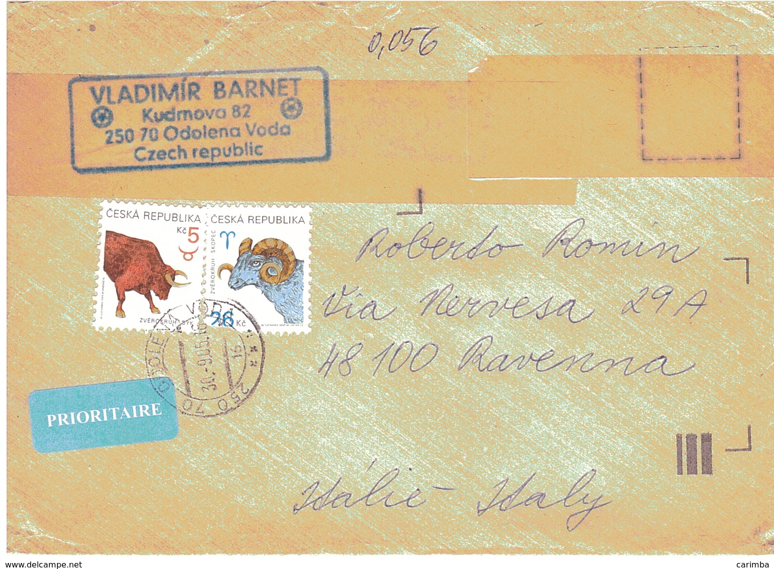 LETTERA X ITALY - Storia Postale