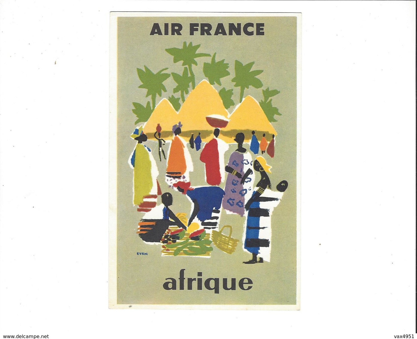 AIR FRANCE  AFRIQUE   ***       A   SAISIR  ***** - Autres & Non Classés