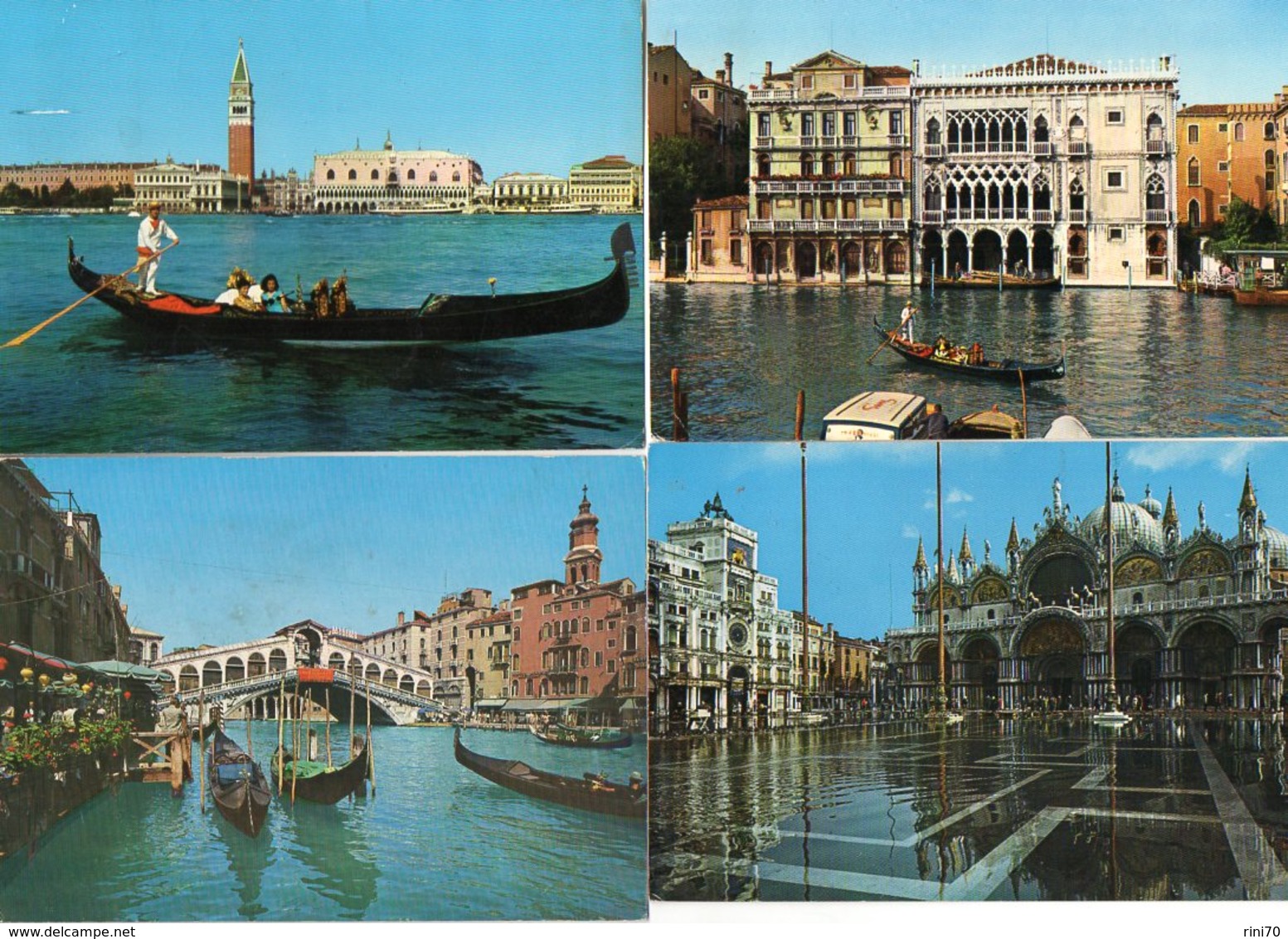 1 Set Lotto 8 Cartoline VENEZIA  Venedig Venice FG V Rialto Acqua Alta San Marco - Venezia