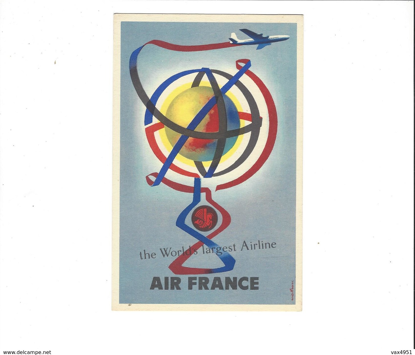 AIR FRANCE  THE WORLDS LARGEST AIRLINE    ***       A   SAISIR  ***** - Autres & Non Classés