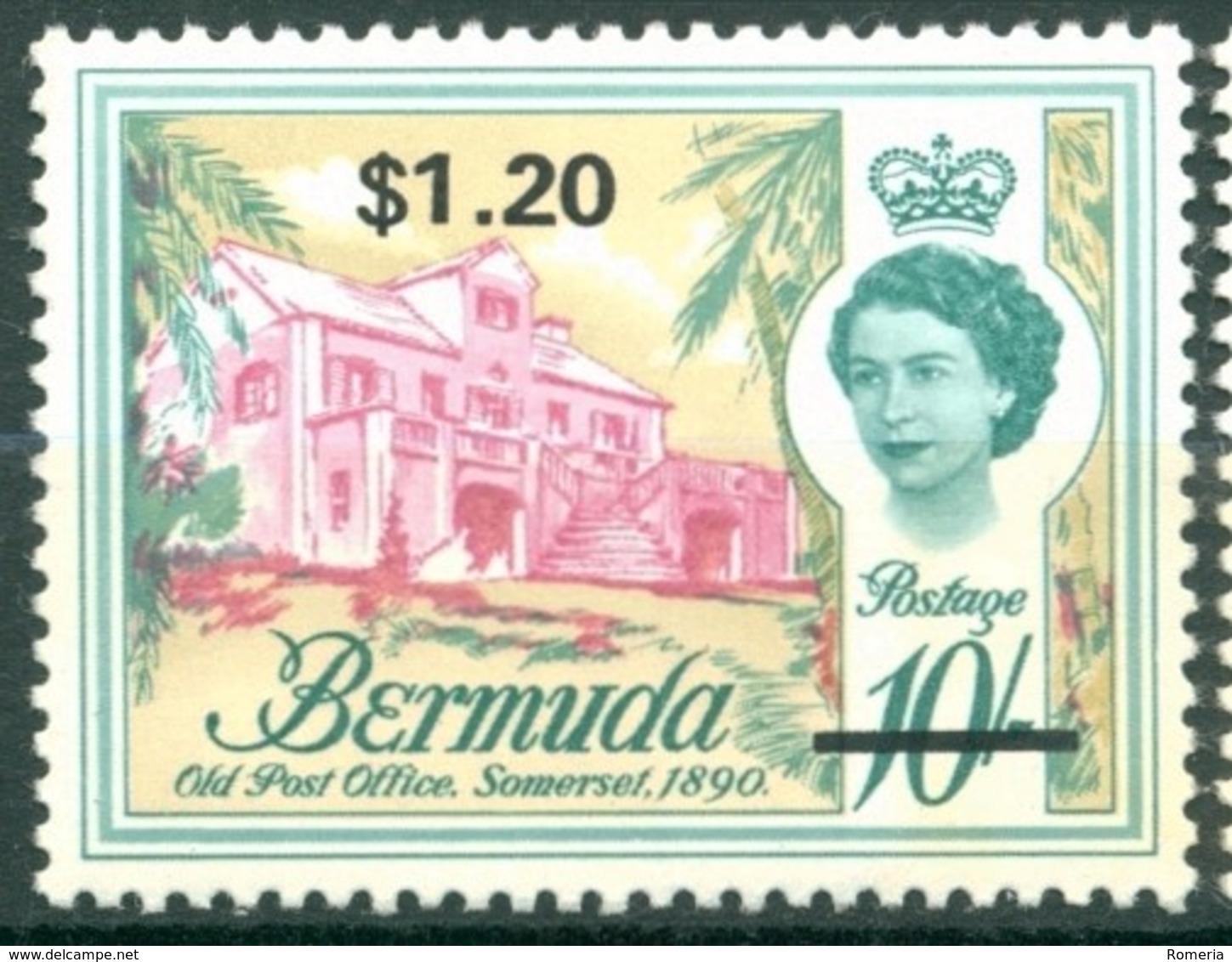 Bermuda - 1969 -Yt 241 - Série Courante Surchargé - * Charnière - Bermuda