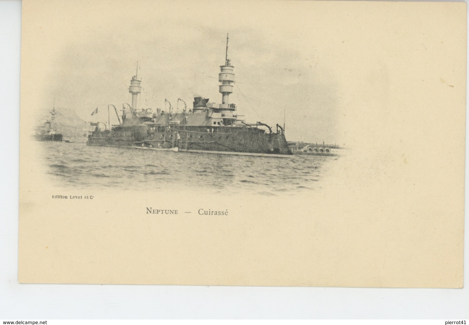 BATEAUX - GUERRE - LE "NEPTUNE " - Cuirassé (carte Précurseur) - Warships