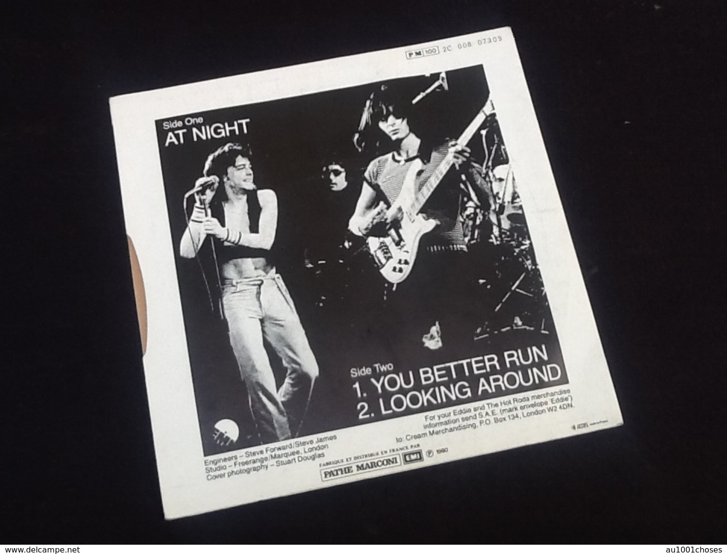 Vinyle 45 Tours Eddie And The Hot Rods At Night (1980) - Autres & Non Classés
