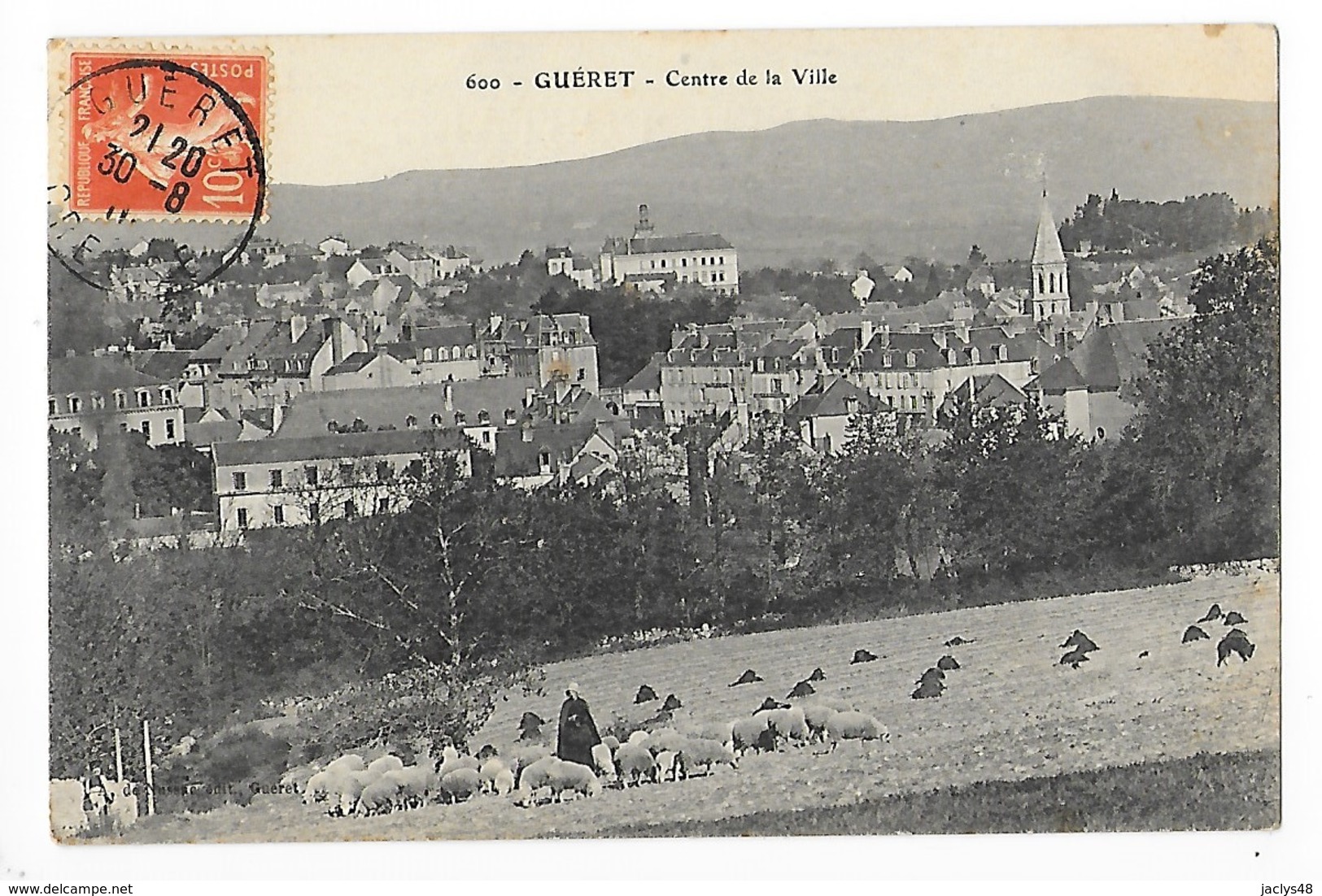 GUERET  (cpa 23)   Centre De La Ville   -  L 1 - Guéret