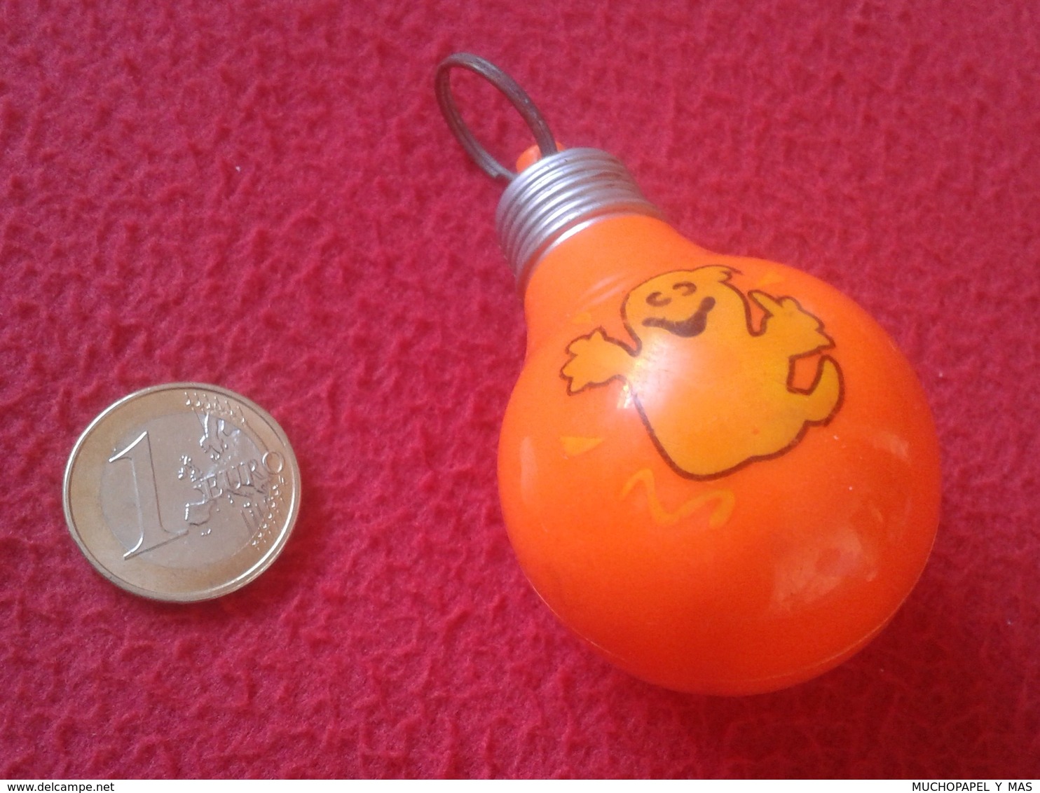 LLAVERO KEYRING KEYCHAIN PORTE-CLÉS LIGHTBULB BOMBILLA LAMPE AMPOULE LUZ ENERGÍA LIGHT BULB BOMBILLAS CON FANTASMA VER - Otros & Sin Clasificación