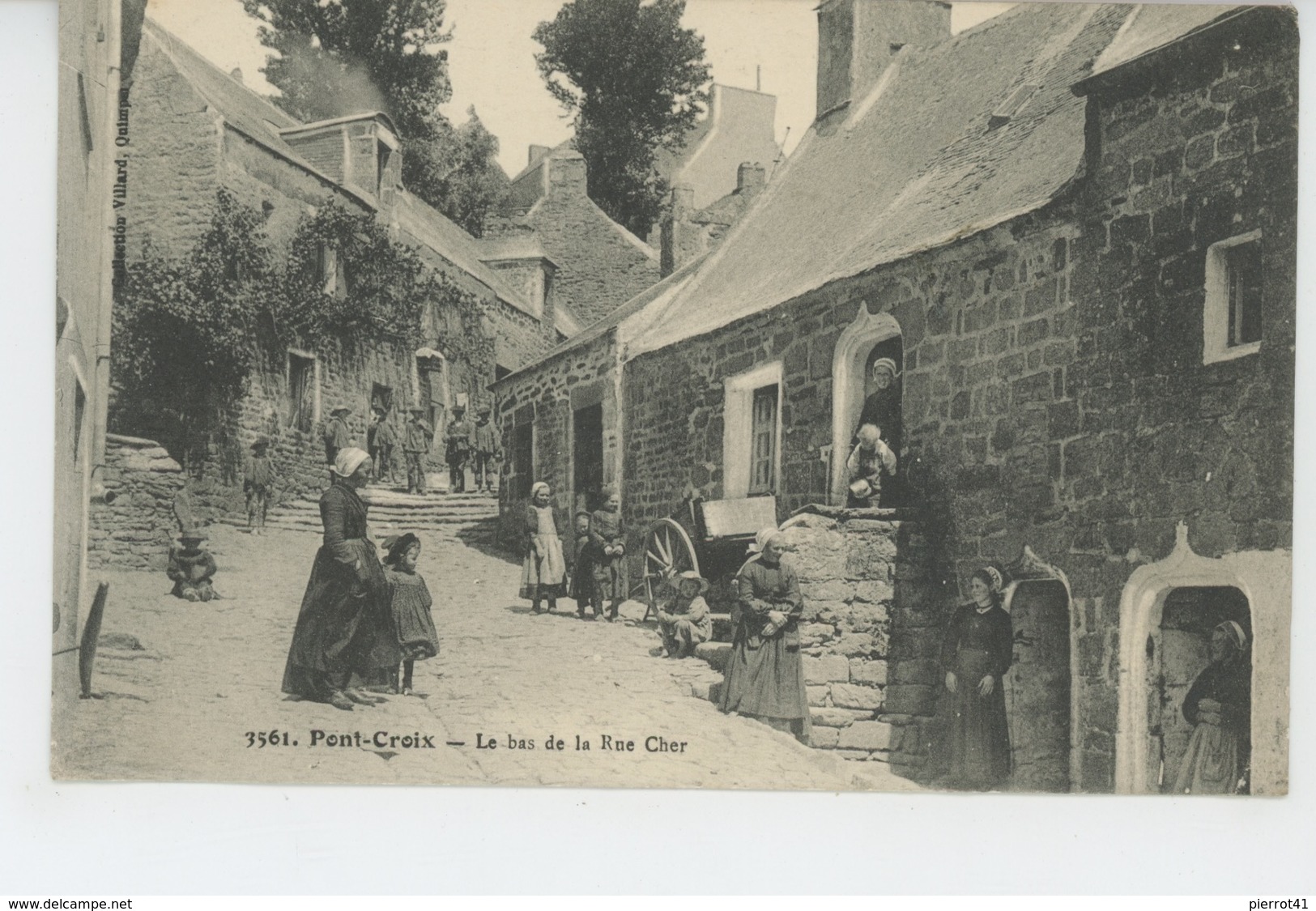 PONT CROIX - Le Bas De La Rue Cher - Pont-Croix