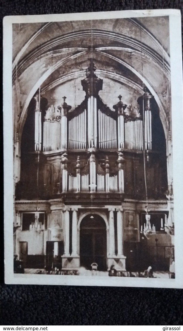 CPA ORGUES DE LA PAROISSE SAINT CANNAT LES PRECHEURS MARSEILLE - Monuments