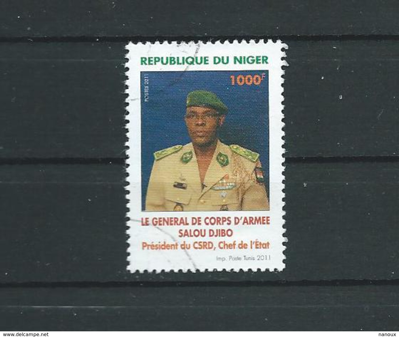 Timbre Oblitére Du Niger 2011 - Niger (1960-...)