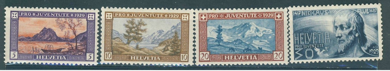 Switzerland - 1929 Pro Juventute Set MH* - Neufs