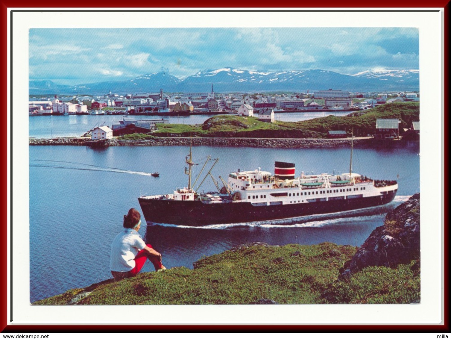 ★★ MS  HAAKON JARL. BODØ ★★ CANCELS POLAR ARTIC CIRCLE  1966. FERRY BOAT STEAMER HÅKON JARL. NORTH NORWAY  ★ - Norwegen