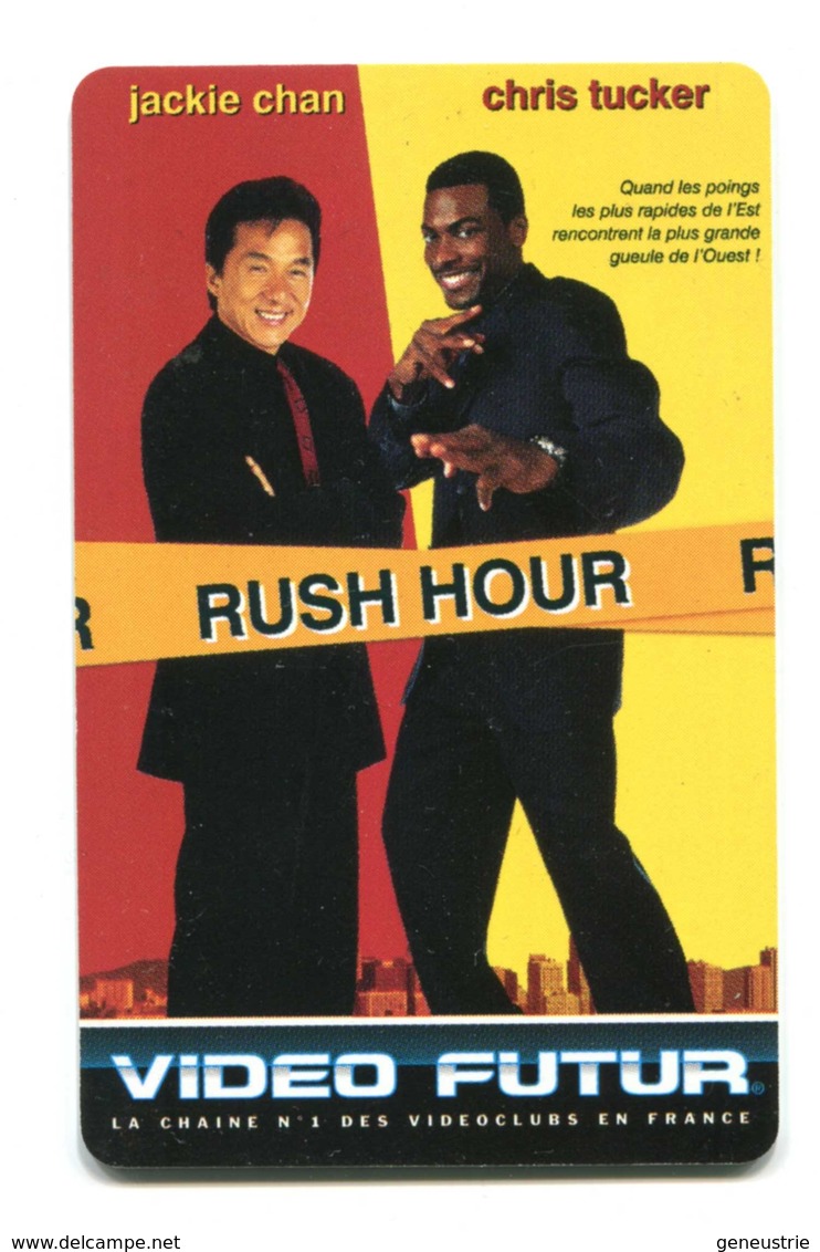 Carte VIDEO FUTUR - N°72 - Film De Cinéma - Rush Hour - Jackie Chan - Abonnement