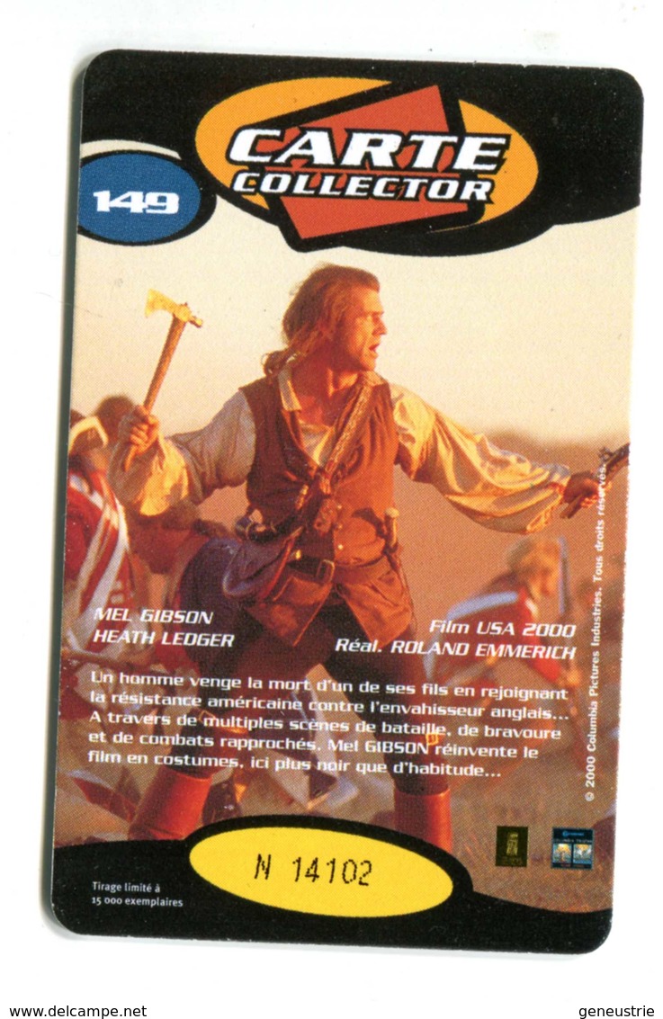 Carte VIDEO FUTUR - N°149 - Film De Cinéma - The Patriot - Mel Gibson - Abonnement