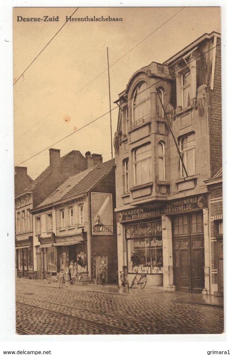 Deurne-Zuid   Herenthalschebaan (met PAARDEN BEENHOUWERIJ Jos VAN HOORENBEECK-VAN EETVELDE) - Antwerpen