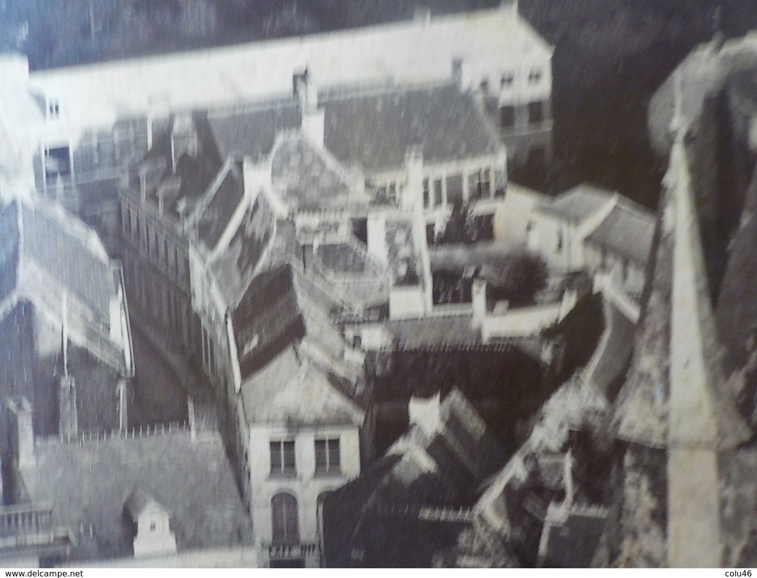1900 Photo Originale Soignies Vue Panoramique Prise Vers Rue Audiger Et Rue De Braine 16,3 X 11,6 Cm - Lieux
