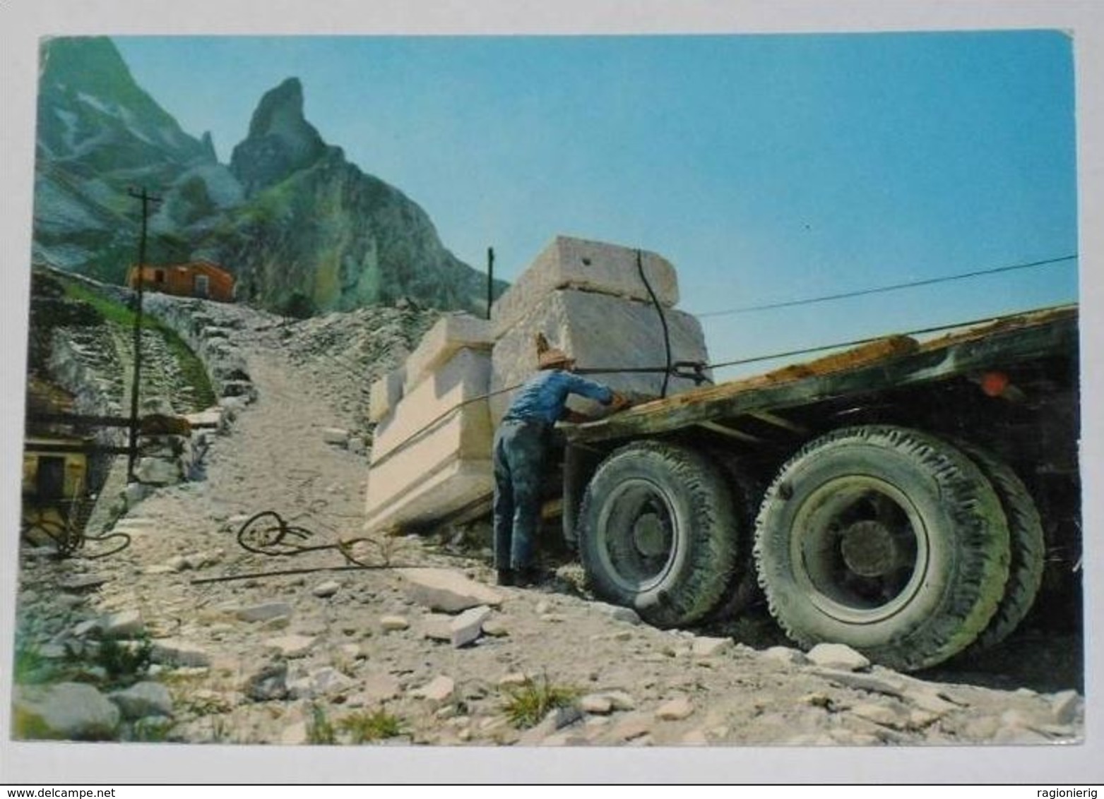 MASSA CARRARA - Carrara - Cave Di Marmo - Trasporto Del Marmo Su Camion - 1968 - Carrara