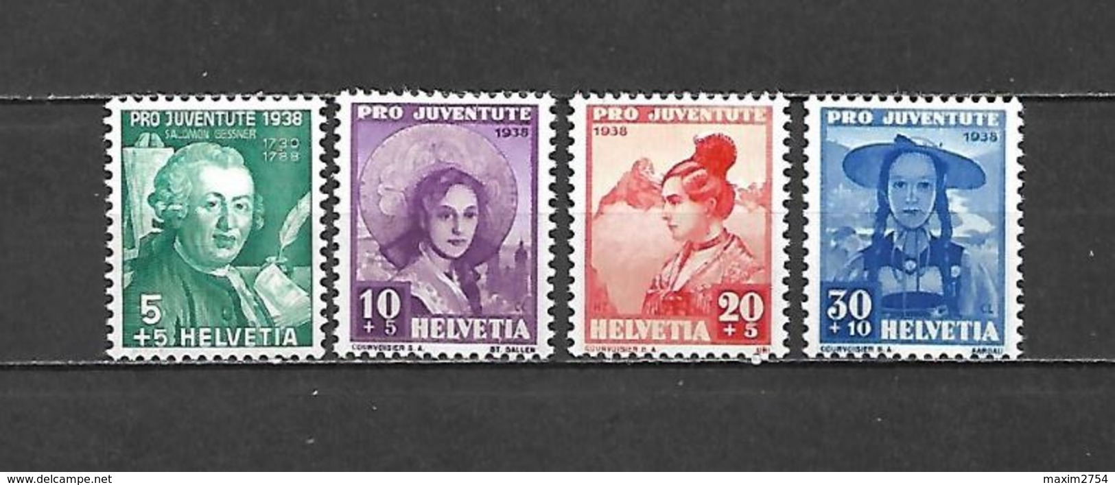 1938 - N. 316/19** (CATALOGO UNIFICATO) - Nuovi