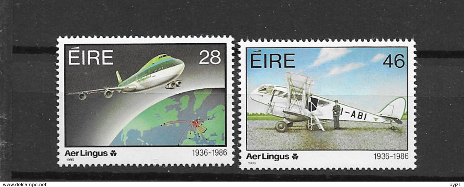 1986 MNH Ireland, Michel 594-5  Postfris** - Ungebraucht