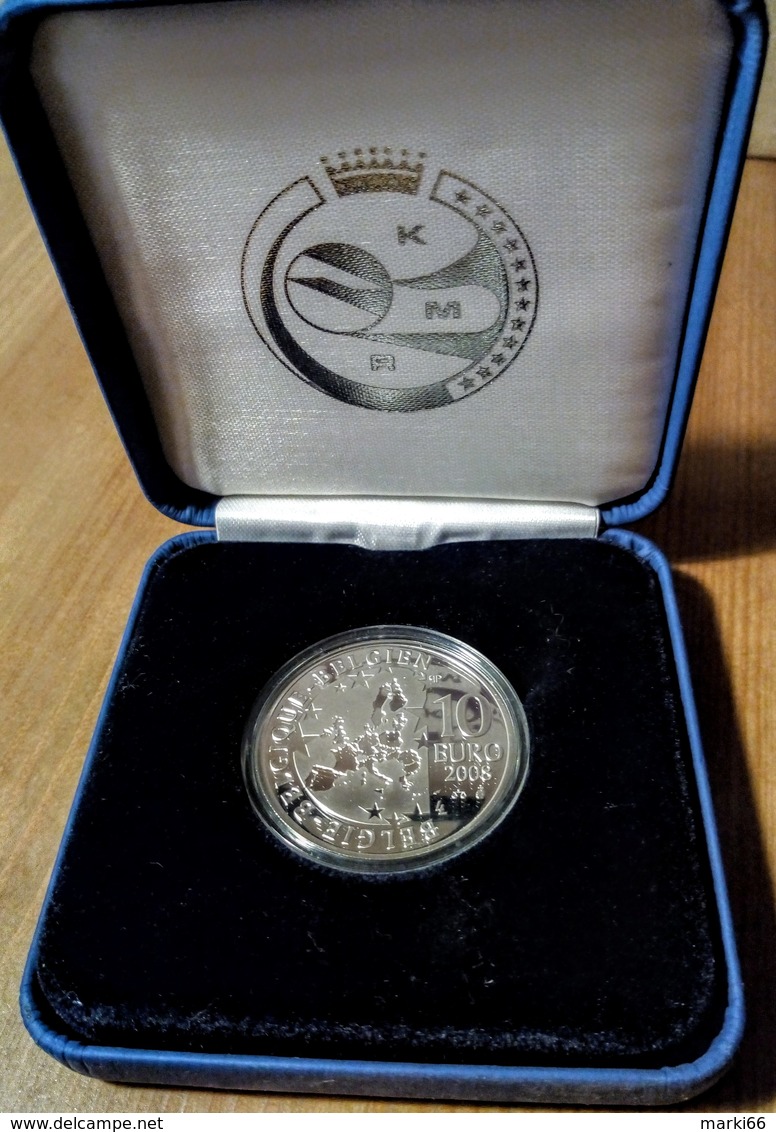 Belgium - 2008 - Blue Bird By Maurice Maeterlink - 10 EUR Fine Silver Proof Coin - Non Classés