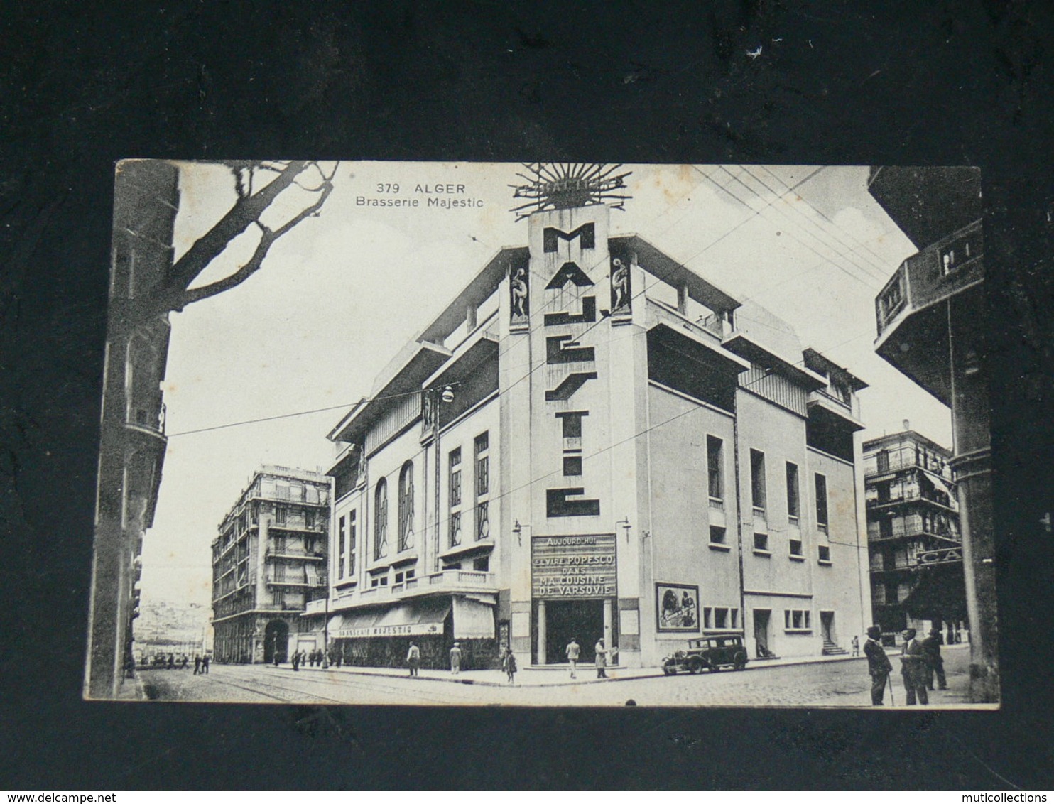 ALGER   1930   DEVANTURE BRASSERIE MAJESTIC   / CIRC /  EDITION - Alger