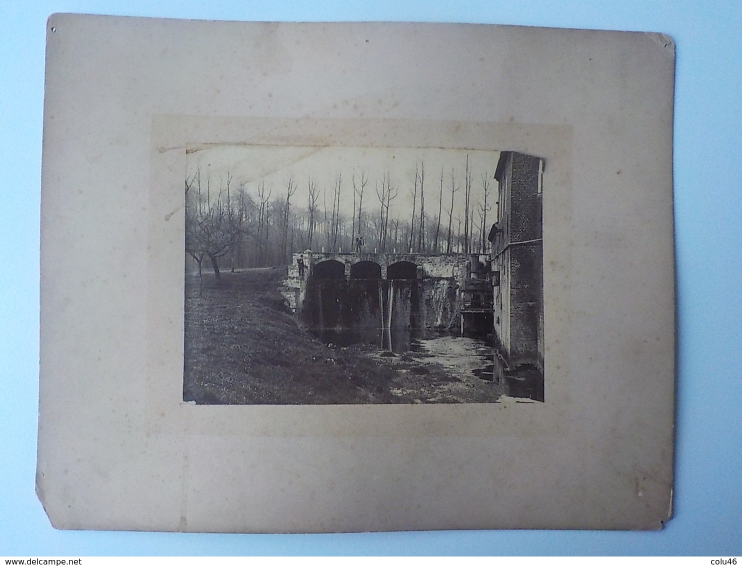 1900 Photo Originale Soignies Moulin à Eau ??? 17 X 12 Cm - Lieux