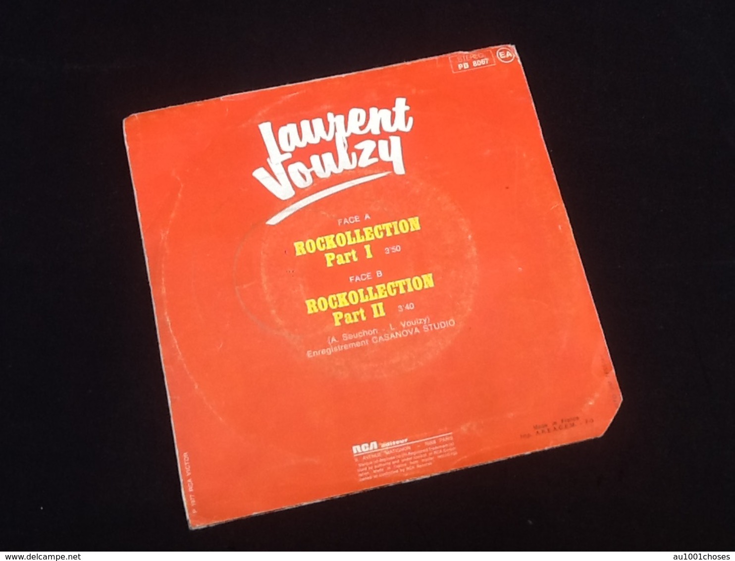 Vinyle 45 Tours   Laurent Voulzy   Rockollection    (1977) - Autres & Non Classés