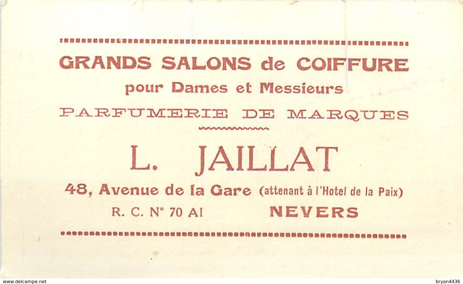 CARTE PARFUMEE - LUBIN  **DOUCE FRANCE **  -  (6 X 9 Cm) - PUB COIFFEUR PARFUMEUR AU DOS - 2 Scans. - Anciennes (jusque 1960)