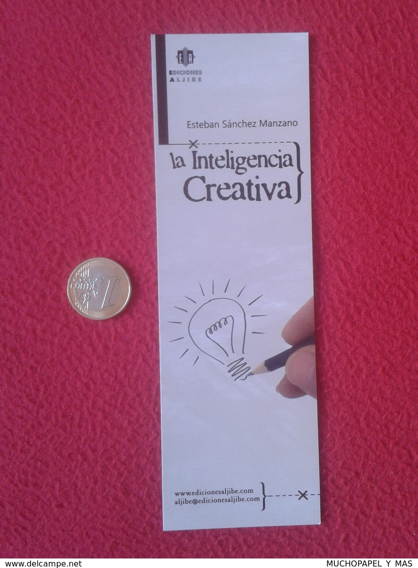 MARCAPÁGINAS BOOK MARK BOOKMARK LAMPE BOMBILLA LIGHTBULB LUZ ELÉCTRICA AMPOULE LIGHT BULB ENERGÍA BOMBILLAS INTELIGENCIA - Marcapáginas