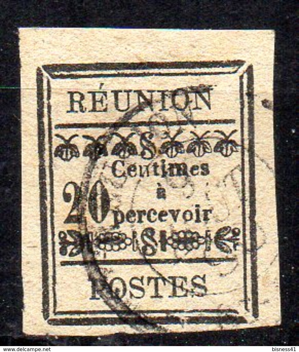 Col11    Reunion Taxe  N° 4 Oblitéré  Cote  45,00 Euros - Timbres-taxe