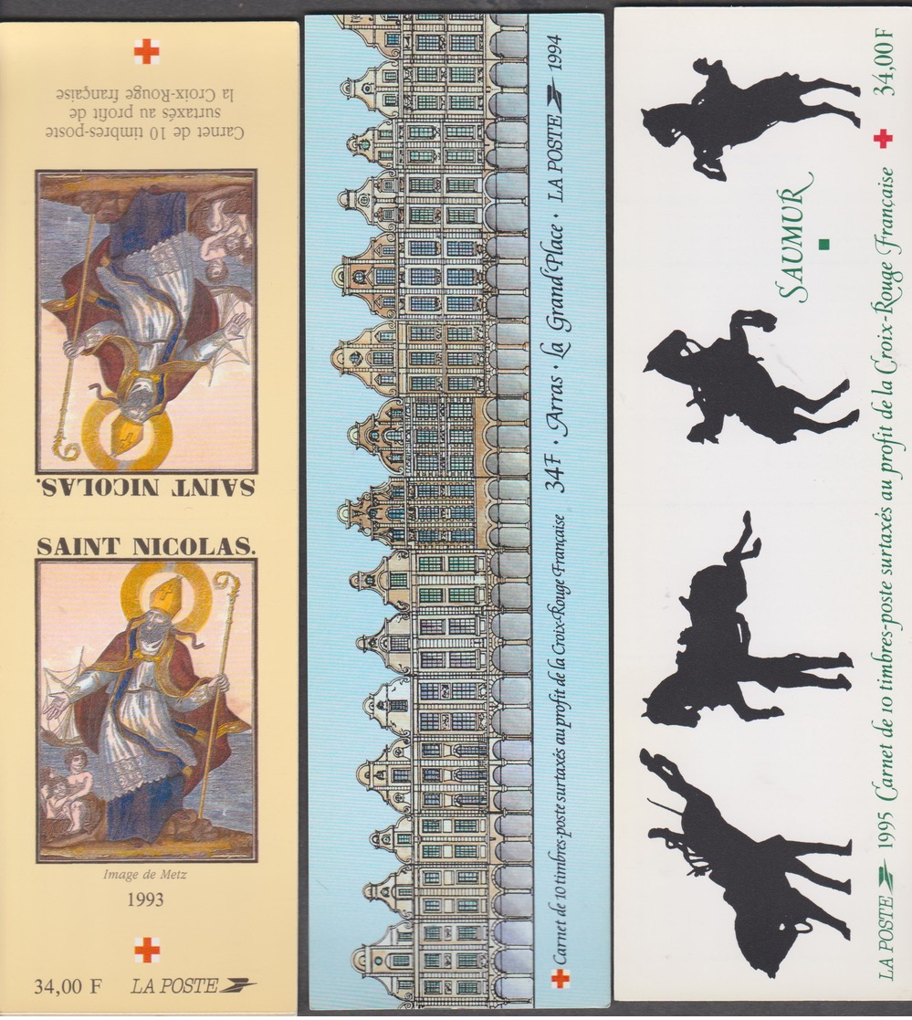 FRANCE 13 carnets CROIX-ROUGE 1990 à 2002 neufs xx - N°YT C2039 à C2051