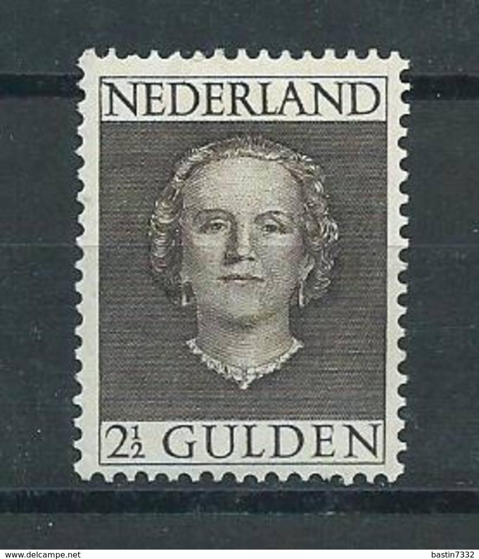 1949 Netherlands Queen Juliana 2,50 Gulden Mint Hinged/Ongebruikt Met Plakker/Neuf Avec Charniere - Ongebruikt