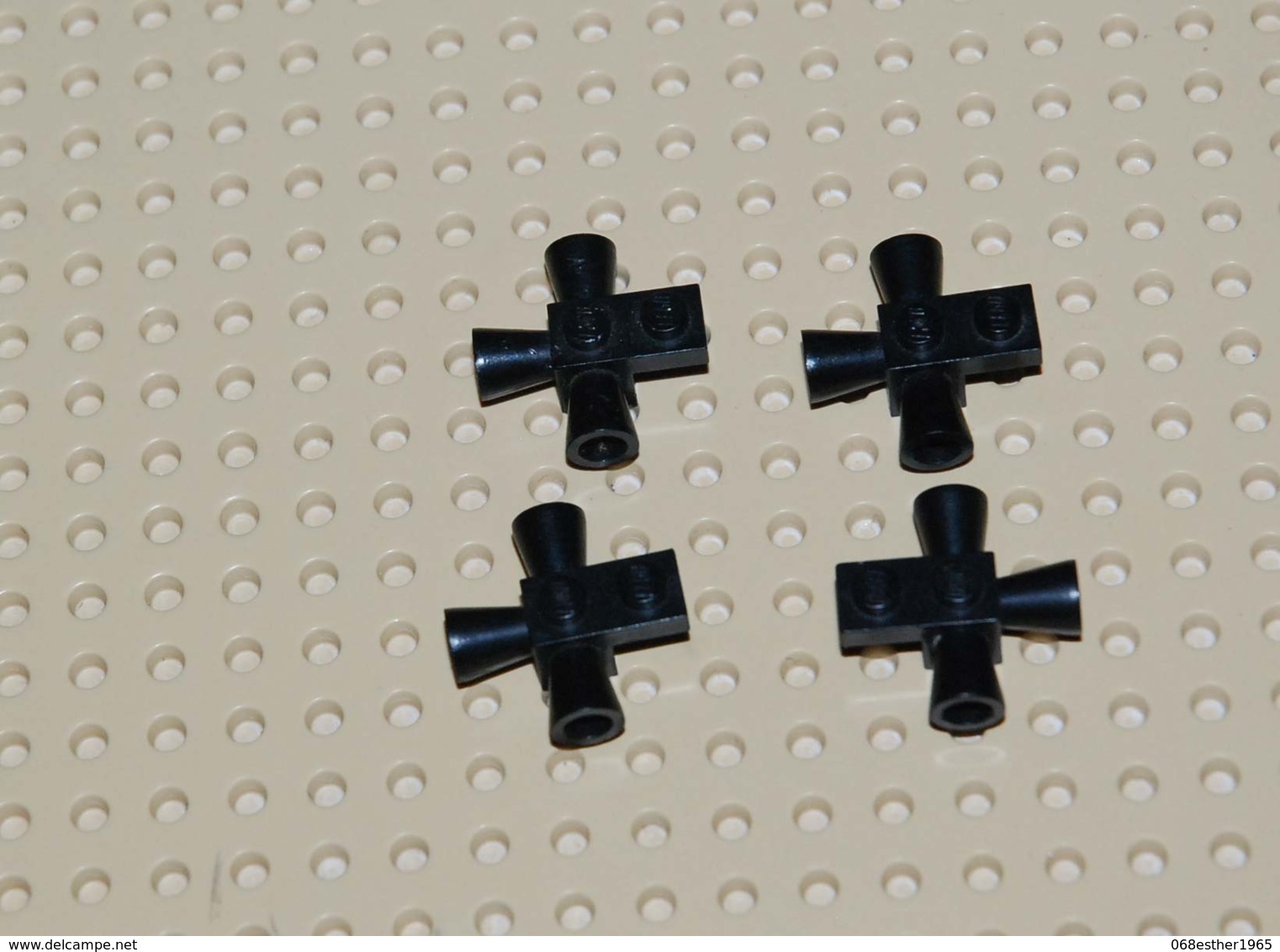 Lego Lot 4x Space Haut Parleur Sirene Fusées Noir Ref 3963 - Lego Technic