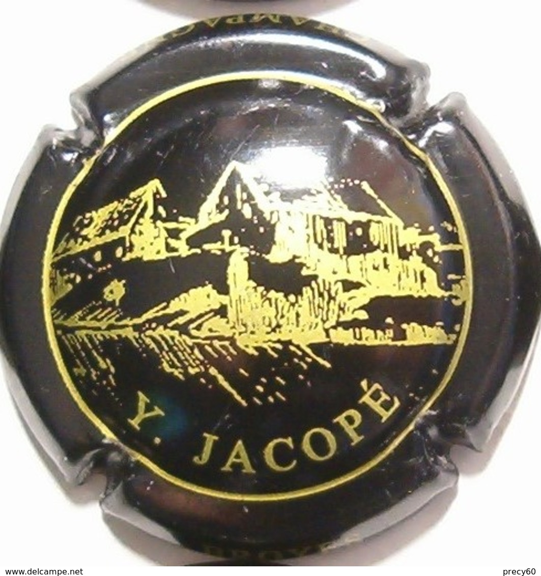 Jacopé Y. N°6, "Broyes" Sur Contour, Noir & Or - Autres & Non Classés