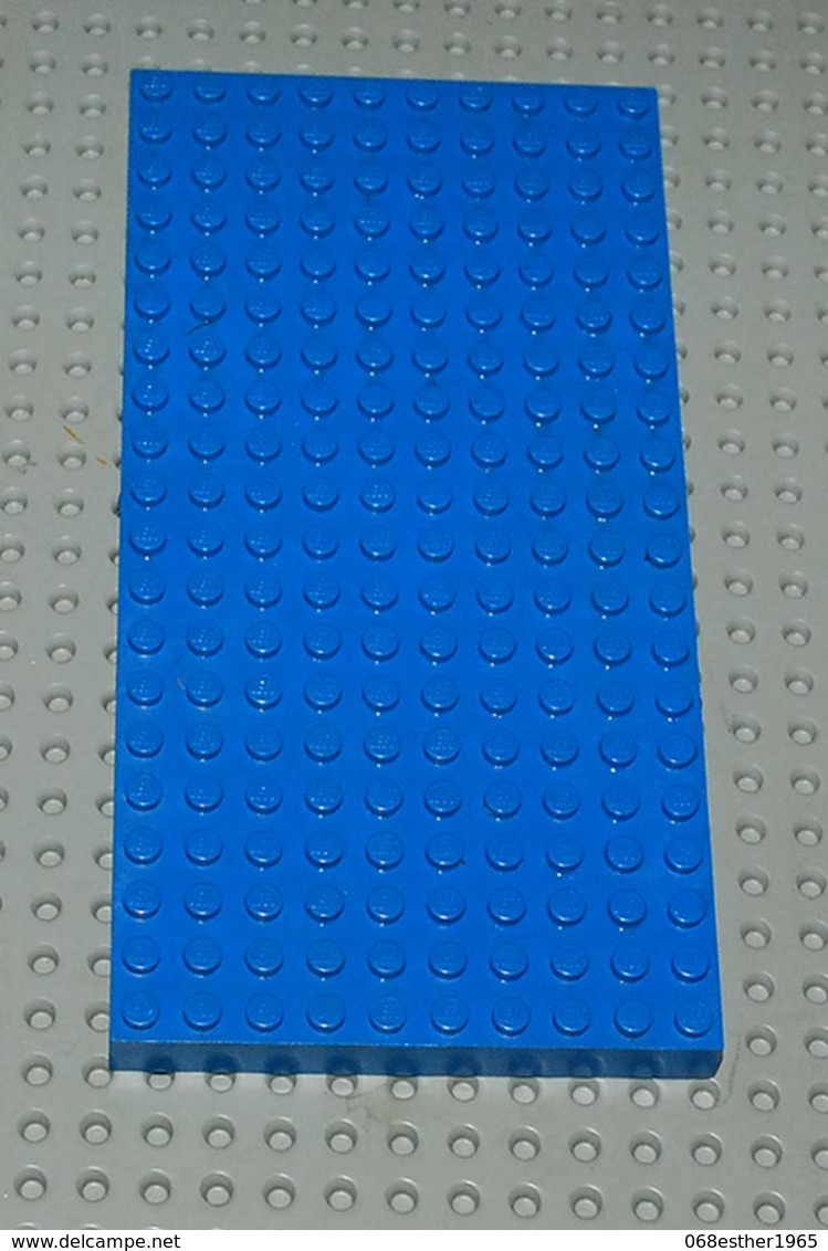 Lego Brique Bleu 10x20 Brique Ancienne 1 Support En Croix En Arrière Ref 700ex - Lego Technic