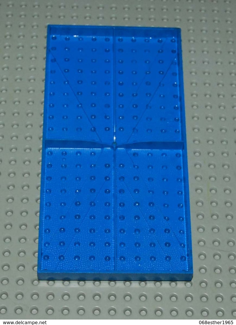 Lego Brique Bleu 10x20 Brique Ancienne 1 Support En Croix En Arrière Ref 700ex - Lego Technic