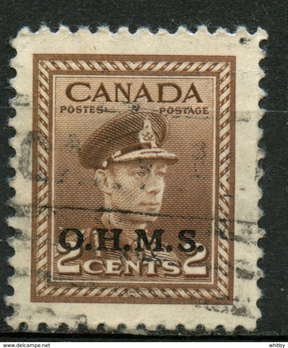 Canada 1949 Official 2 Cent King George VI War Issue Overprinted OHMS #O2 - Sovraccarichi