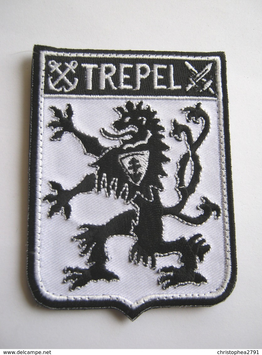 ECUSSON TISSUS PATCH COMMANDOS MARINE COMMANDO TREPEL ETAT EXCELLENT SUR VELCROS - Landmacht