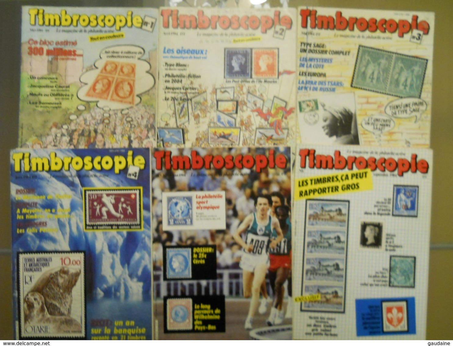 TIMBROSCOPIE DU N°1 AU N° 6 - 1984 - Français (àpd. 1941)